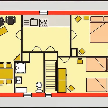 Meisenweg - Obergeschoss Apartamento Wyk auf Föhr
